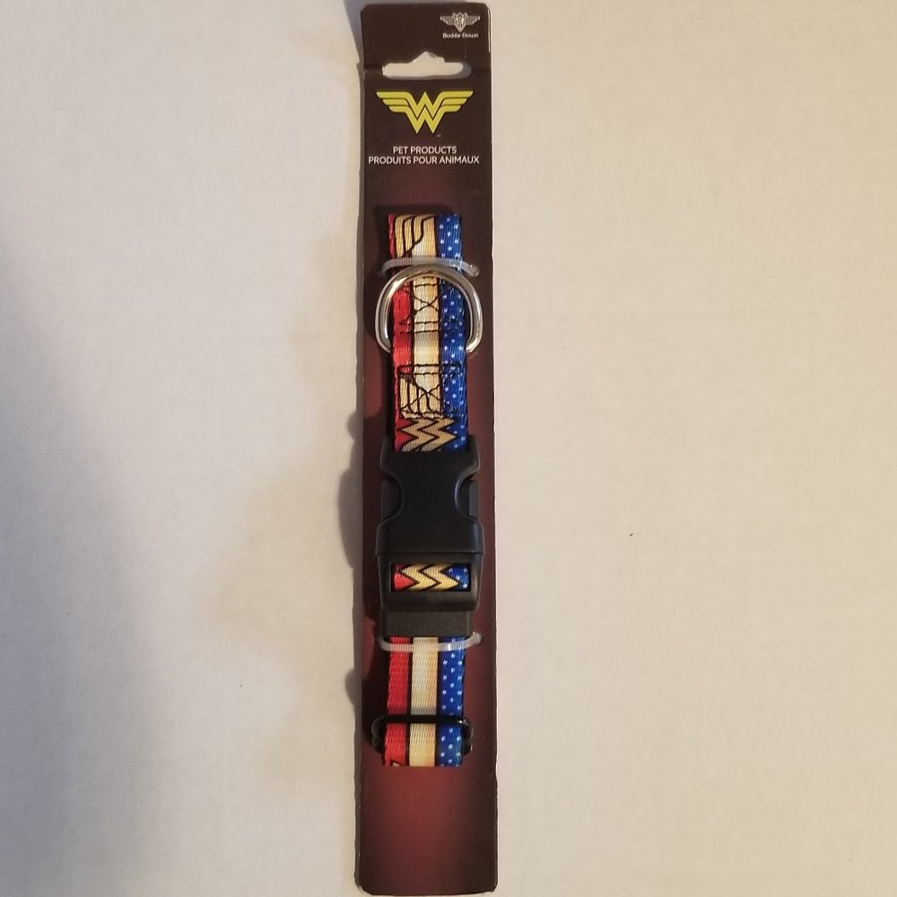 DC Wonder Woman Adjustable Dog Collar- Small